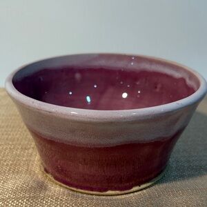 Handcrafted Pink Pottery Bowl